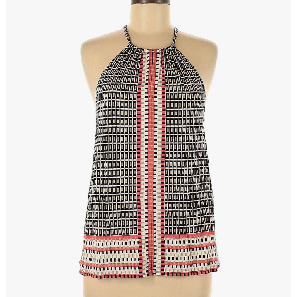Max Studio - Patterned Blouse (Size: Medium)